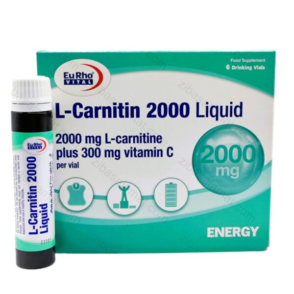 ویال ال کارنیتین 2000 میلی گرم یوروویتال 6 عدد