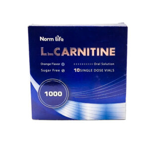 ویال خوراکی ال کارنیتین 1000 میلی گرم نورم لایف 10 عدد