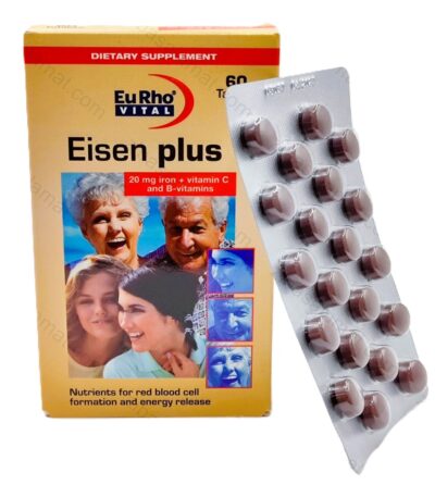 قرص آیزن پلاس یوروویتال ۶۰ عدد