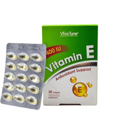 کپسول نرم ژلاتینی ویتامین E 400 واحد ویواتیون 30 عدد