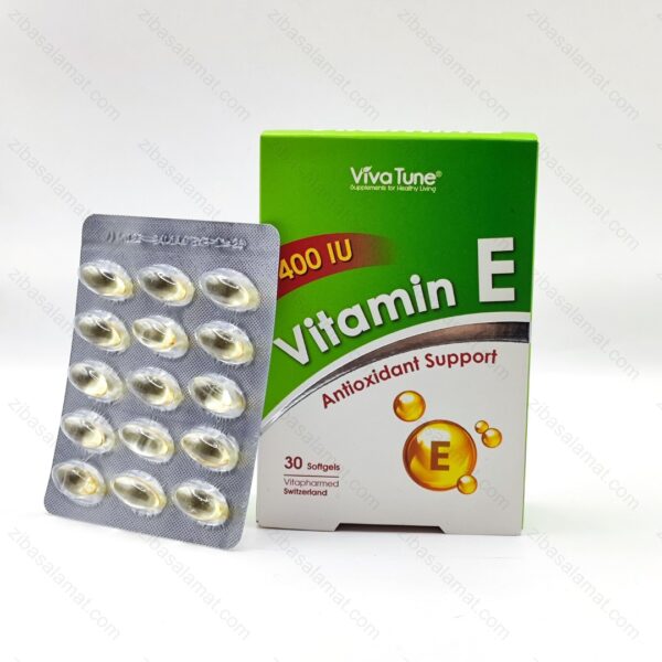 کپسول نرم ژلاتینی ویتامین E 400 واحد ویواتیون 30 عدد