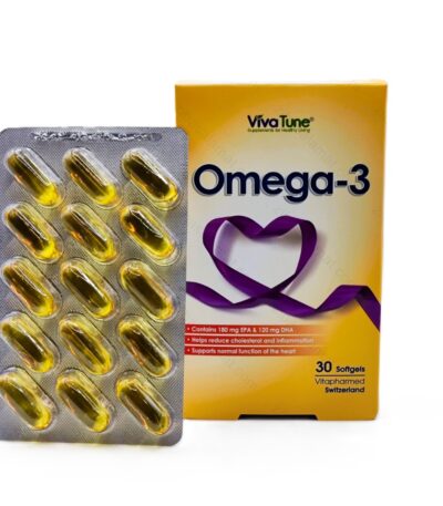 کپسول نرم ژلاتینی امگا 3 ویواتیون 30 عدد