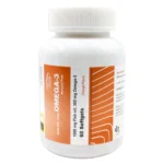 کپسول ژلاتینی امگا 3 طعم پرتقال 1000 میلی گرم کارن 60 عددی