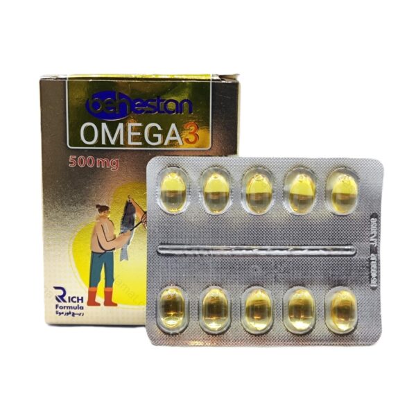 سافت ژل امگا 3 500 میلی گرم بهستان بهداشت 30 عدد