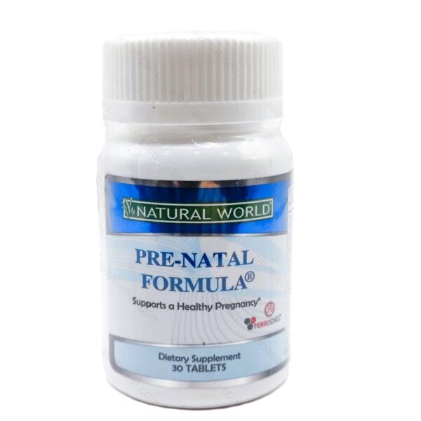 قرص پری ناتال فرمولا نچرال ورلد 30 عدد