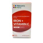 کپسول آهن با ویتامین C نیچرز پلنتی 60 عدد