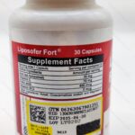 کپسول لیپوزوفر فورت بنیان سلامت کسری 30 عدد - تصویر 2