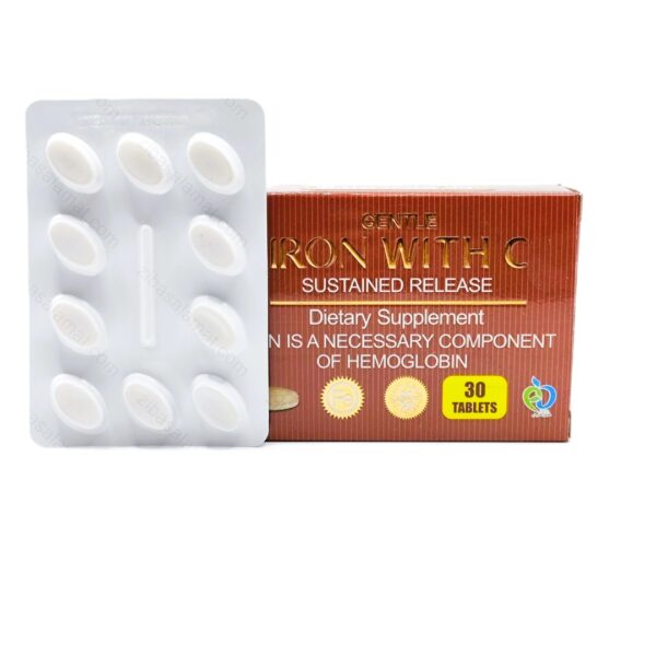 قرص آهن با ویتامین C برونسون ۳۰ عدد