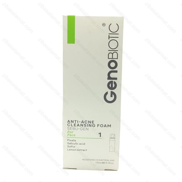 فوم ضد جوش ژنوبایوتیک 1 حجم 150ml