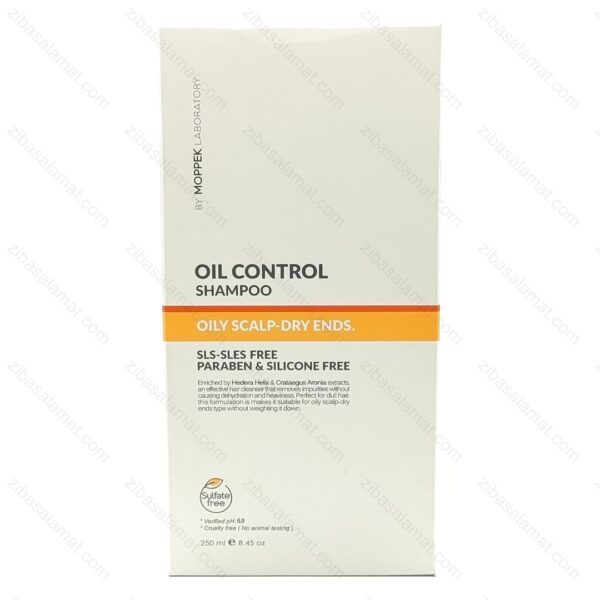 شامپو متعادل کننده چربی موپک مدل Free Sulfate  250 میلی لیتر