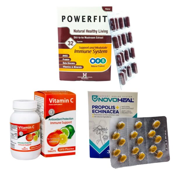 پکیج قرص پاورفیت و نواهیل و ویتامین سی OPD Pharma