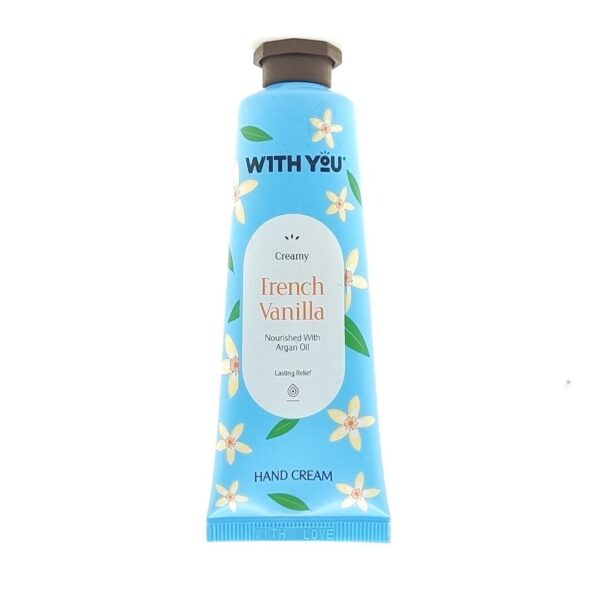 کرم مرطوب کننده دست ویت یو حاوی عصاره وانیل و روغن آرگان