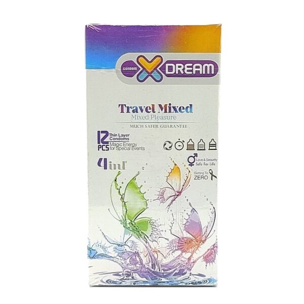 کاندوم مسافرتی ایکس دریم مدل Travel Mixed