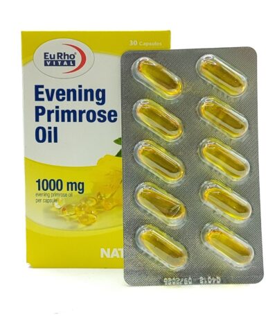 سافت ژل ایوینینگ پرایم رز اویل 1000 میلی گرم یوروویتال