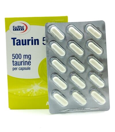 کپسول تائورین 500 میلی گرم یوروویتال