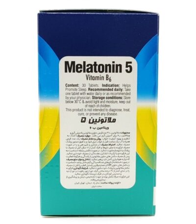 قرص ملاتونین 5 پلاس ویتامین ب6 گلوک ویت