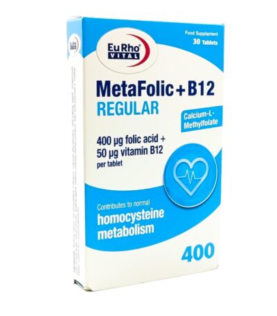 قرص متافولیک پلاس ب12 رگولار یوروویتال