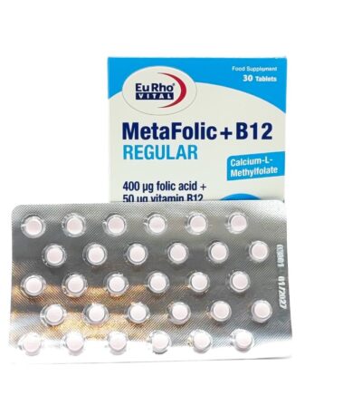 قرص متافولیک پلاس ب12 رگولار یوروویتال
