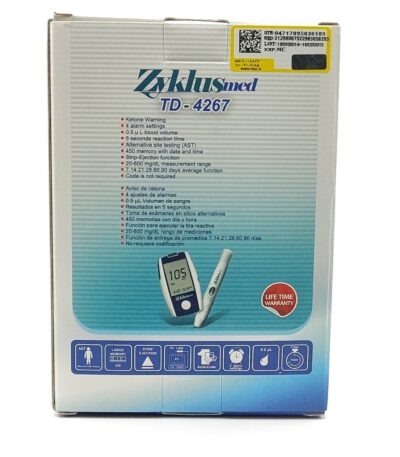 دستگاه تست قند خون زیکلاس مد مدل TD-4267