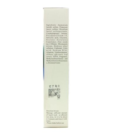 مایع شوینده صورت و بدن دئودراگ حاوی میکونازول نیترات