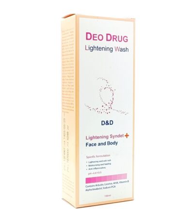 مایع شوینده روشن کننده پوست صورت و بدن دئودراگ