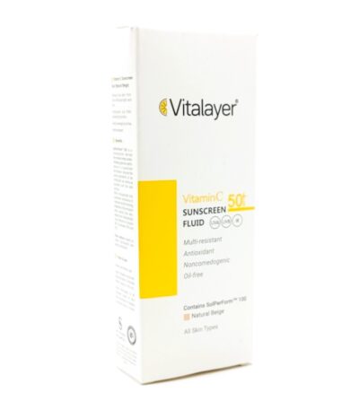 فلوئید ضد آفتاب ویتامین سی SPF50 ویتالیر