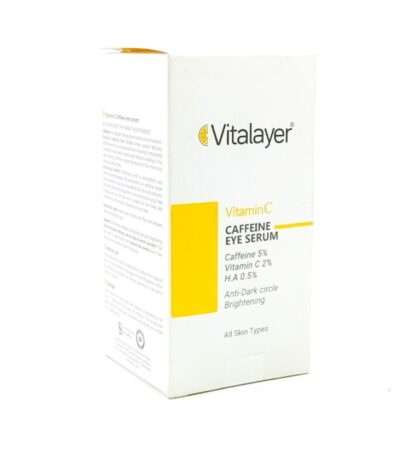 سرم دور چشم کافئین و ویتامین سی ویتالیر