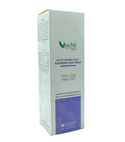 شامپو بدن مرطوب کننده حاوی عصاره تمشک سیاه وچه