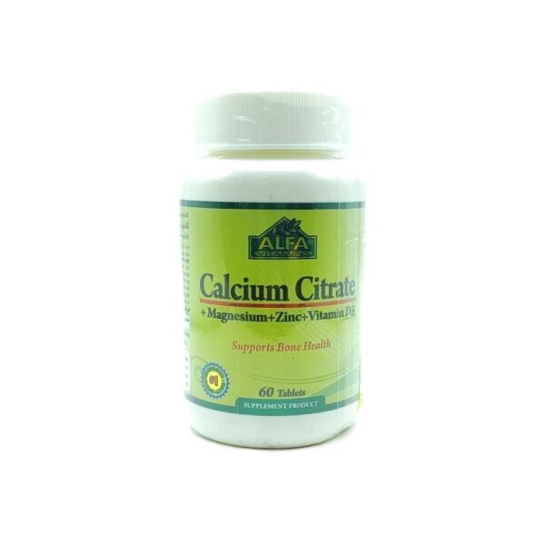 قرص کلسیم منیزیم زینک و ویتامین دی آلفا ویتامینز