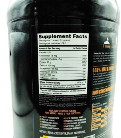 پروتئین وی ایزوله 100% نوترابایو 907 گرم