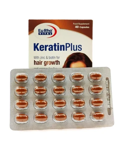 کپسول ژلاتینی نرم کراتین پلاس یوروویتال