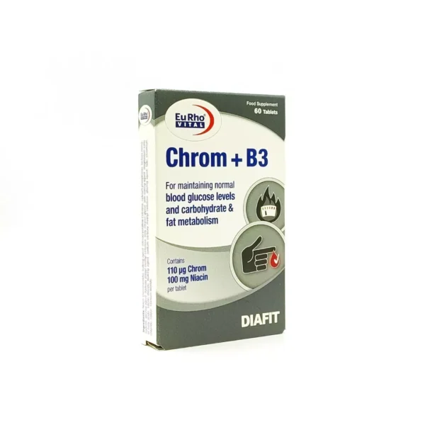 قرص کروم و ویتامین B3 یوروویتال