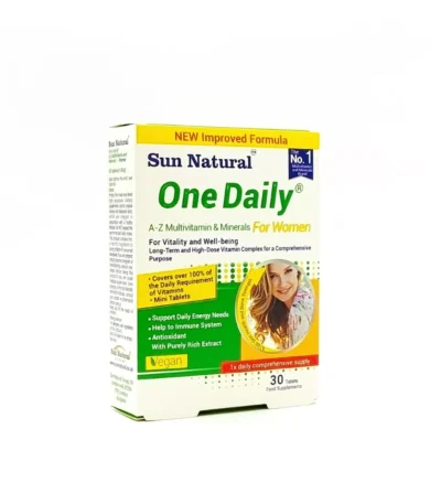 قرص مولتی ویتامین و مینرال وان دیلی بانوان سان نچرال