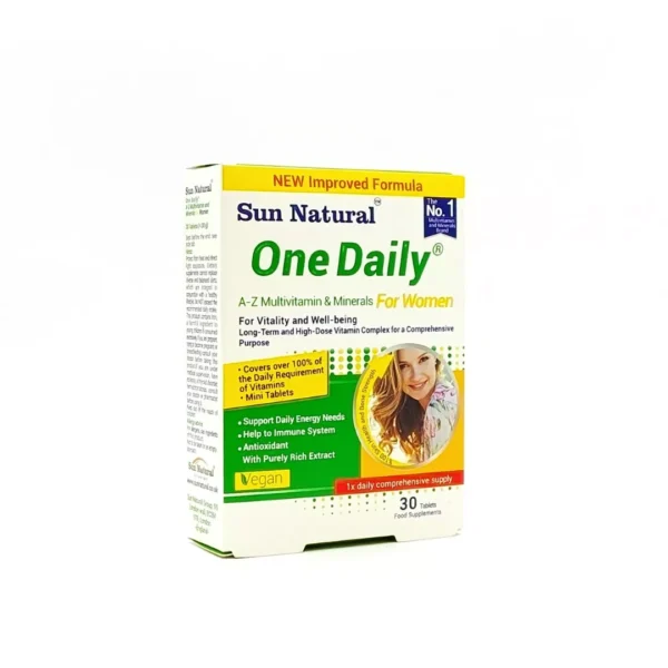 قرص مولتی ویتامین و مینرال وان دیلی بانوان سان نچرال
