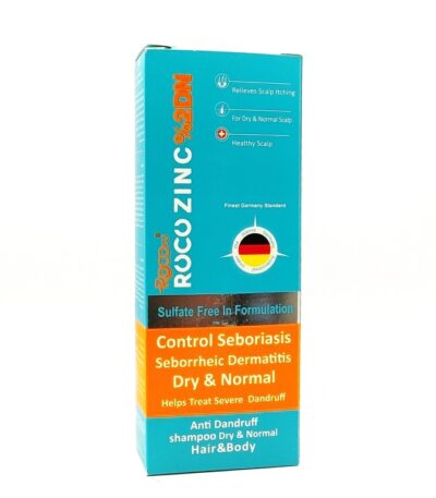 شامپو ضد شوره قوی موی خشک روکوزینک 2 درصد روکوکو