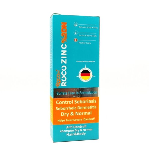شامپو ضد شوره قوی موی خشک روکوزینک 2 درصد روکوکو