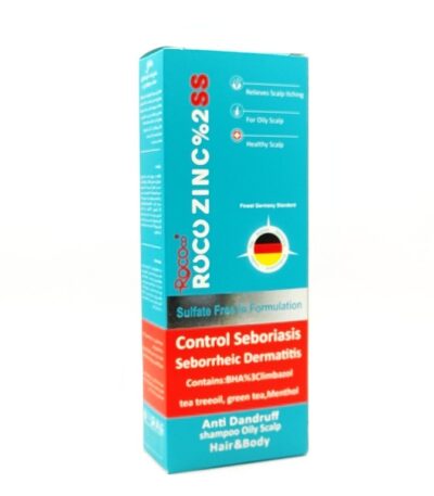 شامپو ضد شوره قوی موی چرب روکوزینک 2 درصد روکوکو