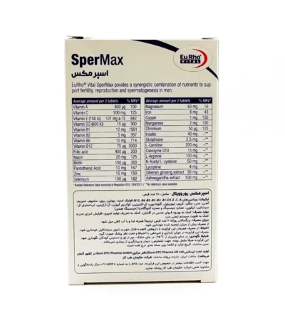 قرص اسپرمکس یوروویتال