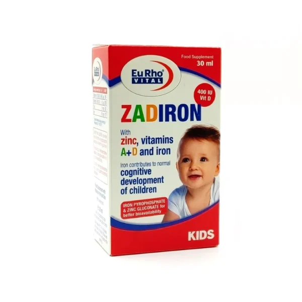 قطره خوراکی زادیرون یوروویتال 30 میلی لیتر