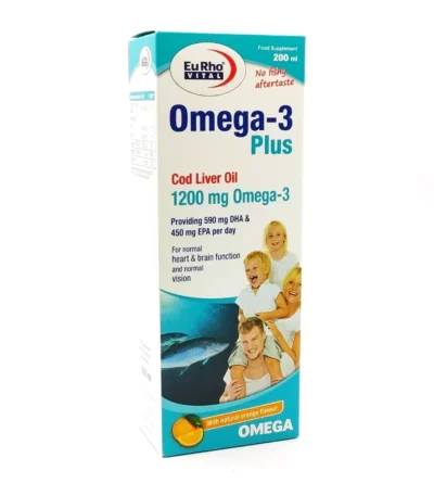 شربت امگا 3 پلاس یوروویتال