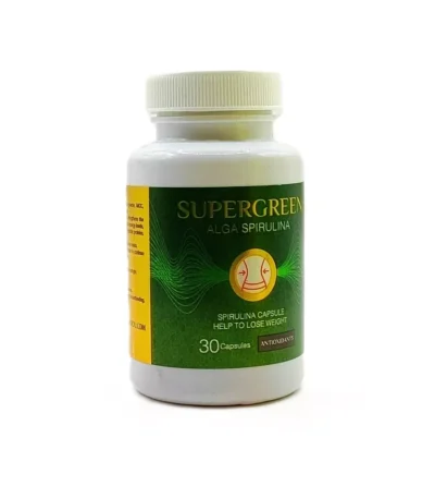 کپسول اسپیرولینا سوپر گرین زرین اورمان دارو 30 عدد