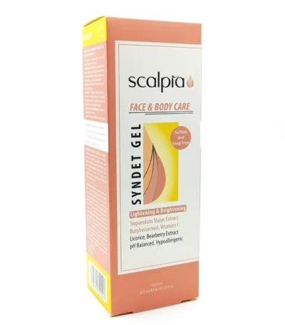 ژل شوینده غیر صابونی صورت و بدن انواع پوست اسکالپیا 200 میلی لیتر