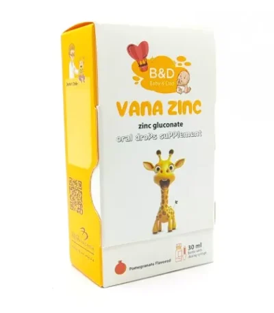 قطره خوراکی وانا زینک بی دی