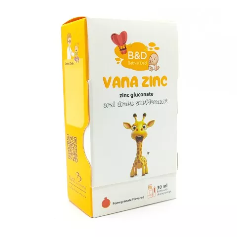 قطره خوراکی وانا زینک بی دی