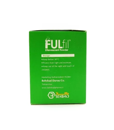 پودر جوشان فولفیل بهشاد دارو 30 ساشه