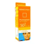 فلوئید ضد آفتاب بی رنگ آنتی آکنه درماتیپیک مناسب پوست چرب و جوش دار SPF50 حجم 40 میلی لیتر