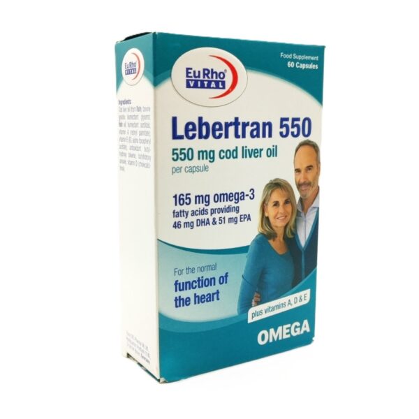 کپسول لبرترن 550 یوروویتال 60 عدد