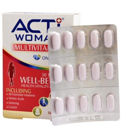 قرص مولتی ویتامین اکتی وومن ابیان دارو