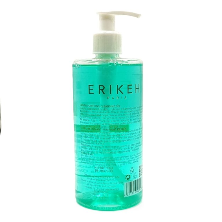 ژل پمپی پاک کننده و کنترل چربی پوست اریکه 400 میلی لیتر