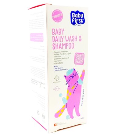 شامپو روزانه سر و بدن نوزاد بیبی فرست